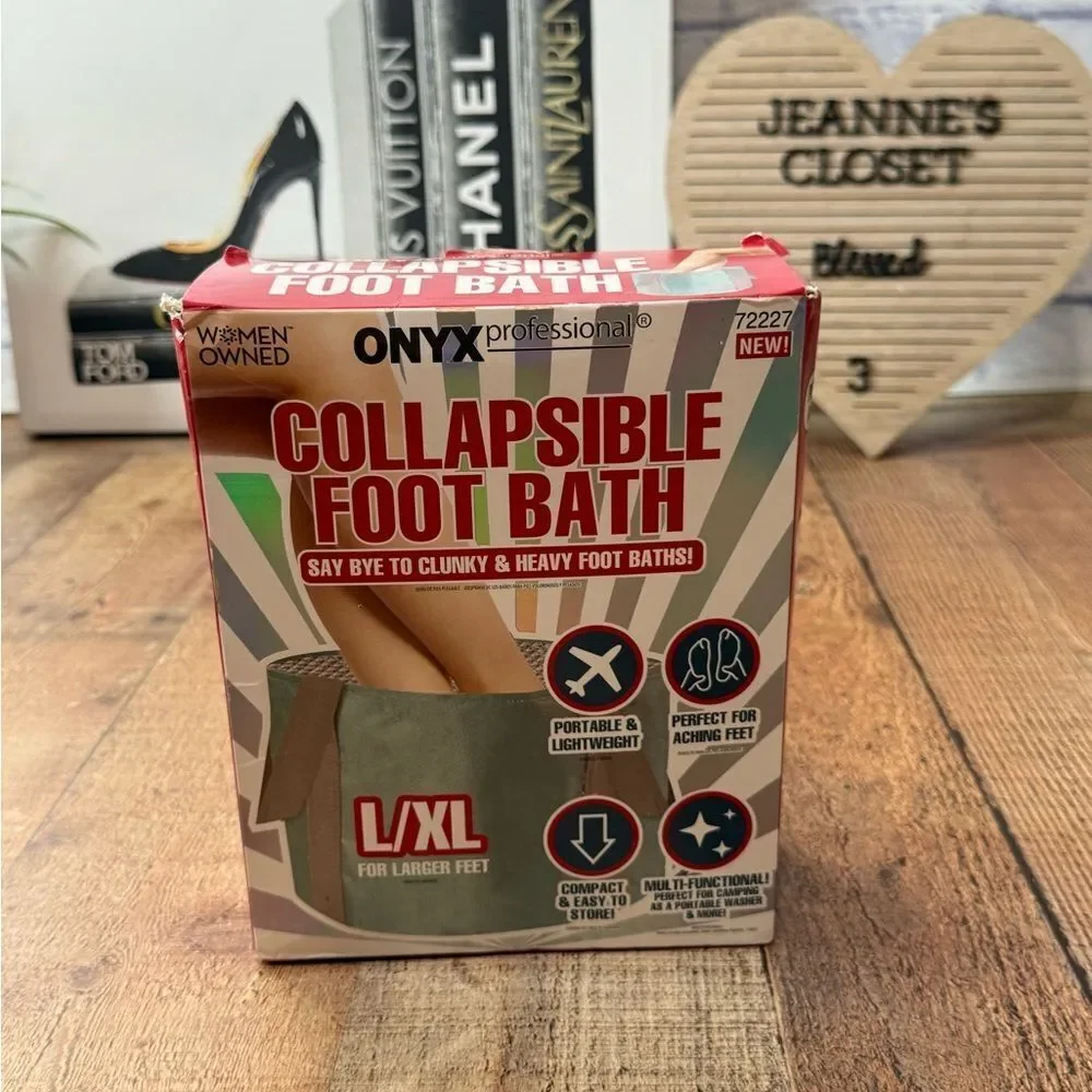 Onyx collapsible foot bath new unopened